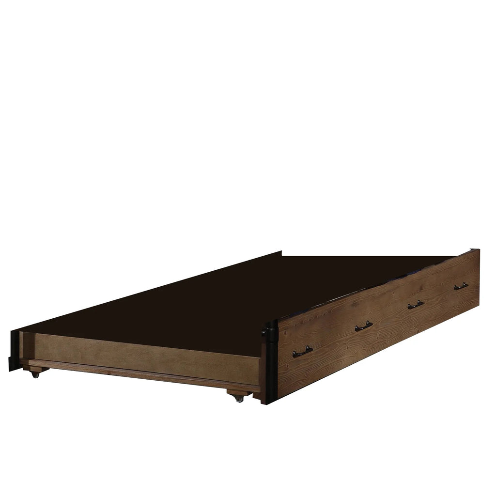 Twin Antique Oak Pine Wood Trundle T50859