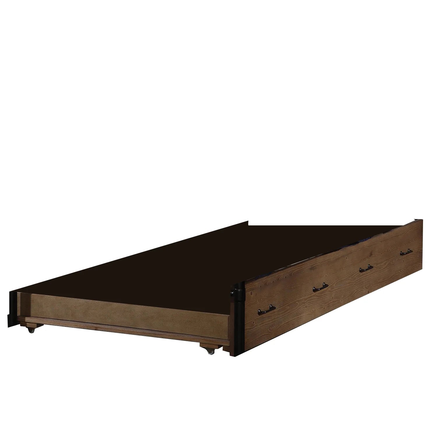 Twin Antique Oak Pine Wood Trundle T50859