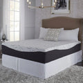 White 12-Inch Gel Memory Foam Mattress Twin U878258