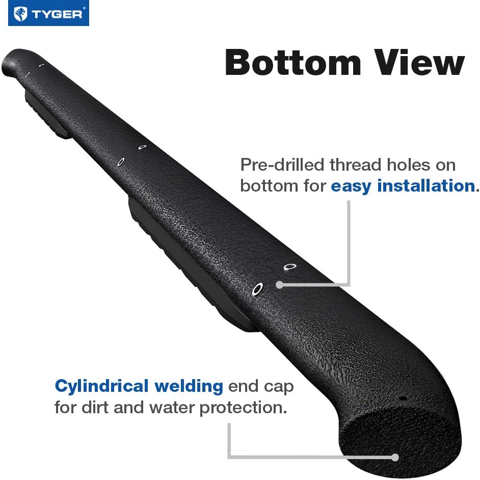 Textured Black Side Step Running Boards W74030