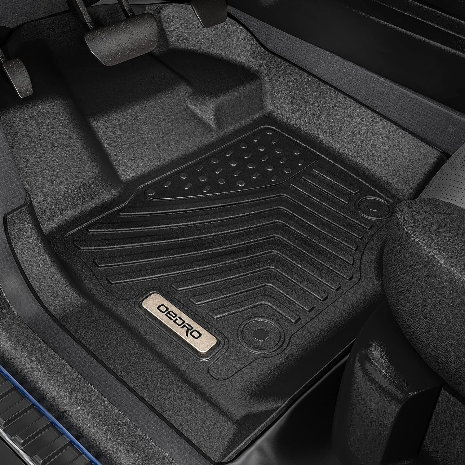 Black TPE Floor Mats for Dodge Ram 1500 Crew Cab P906482