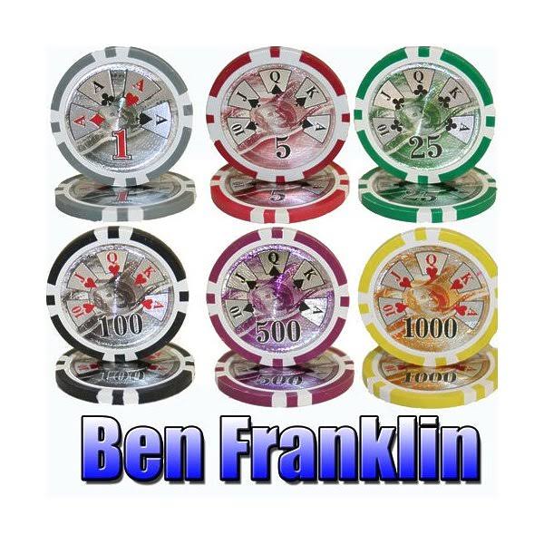 14g Poker Chip Set in Aluminum Carry Case F859023
