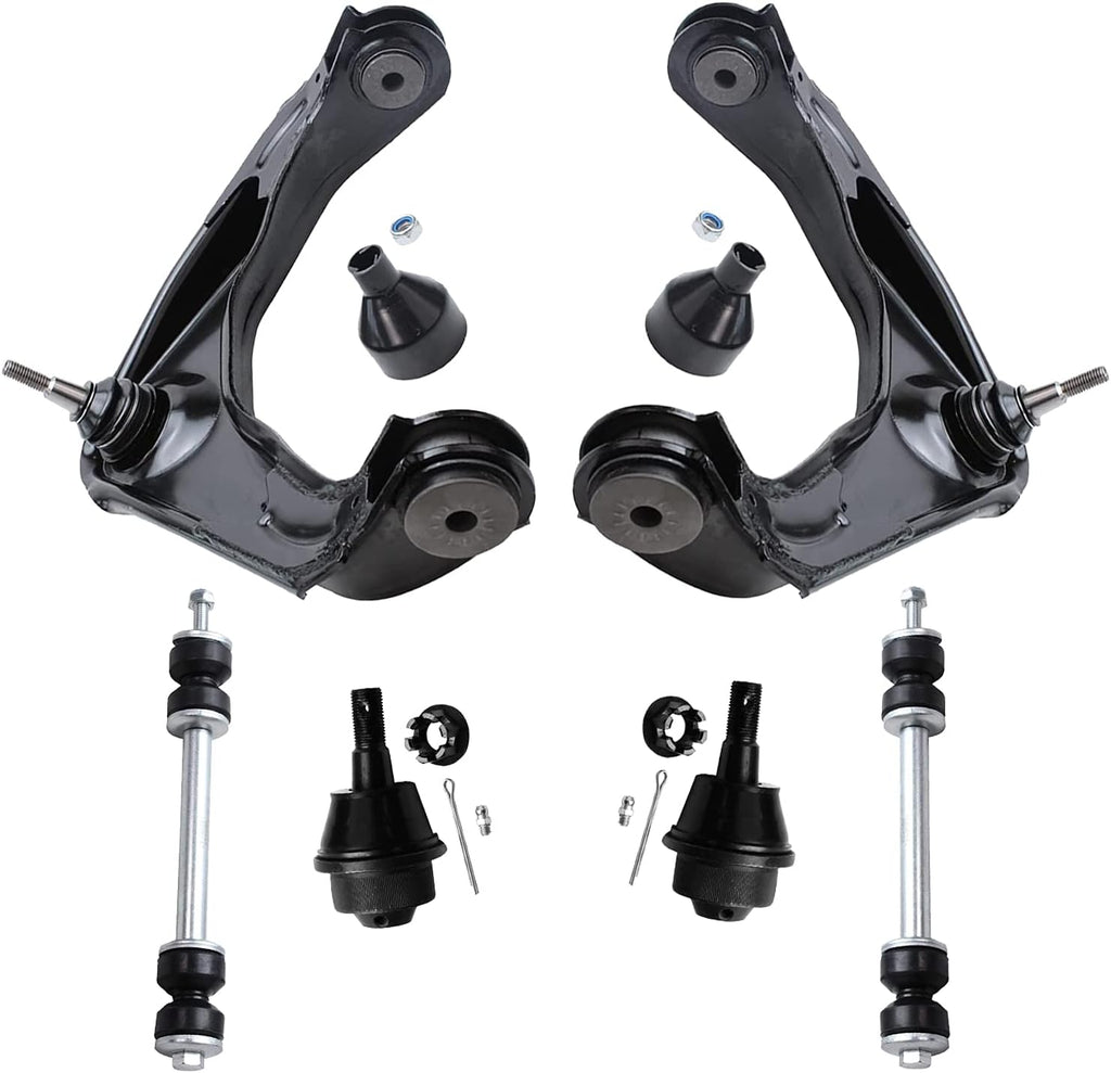Front Upper Control Arms Lower Ball Joints Sway Bars 6pc Set A449641