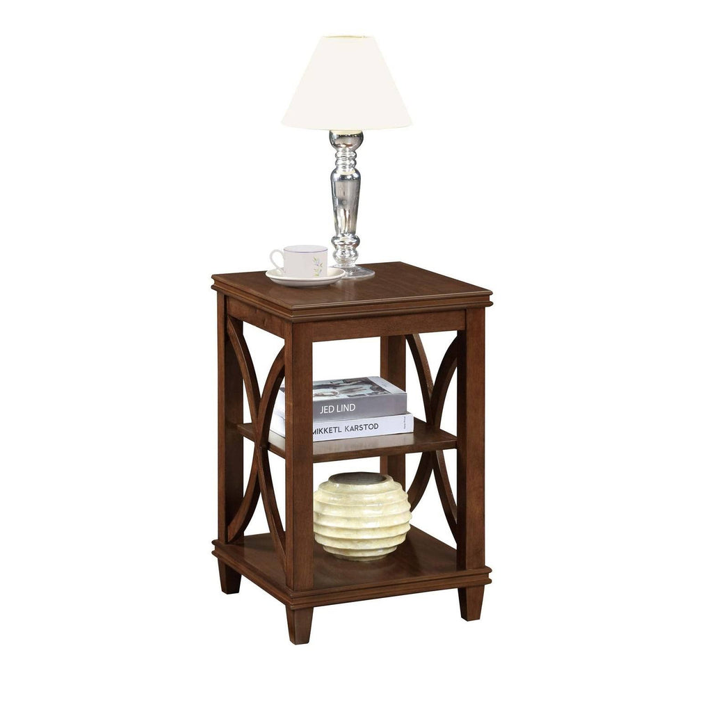 Driftwood / White End Table M451