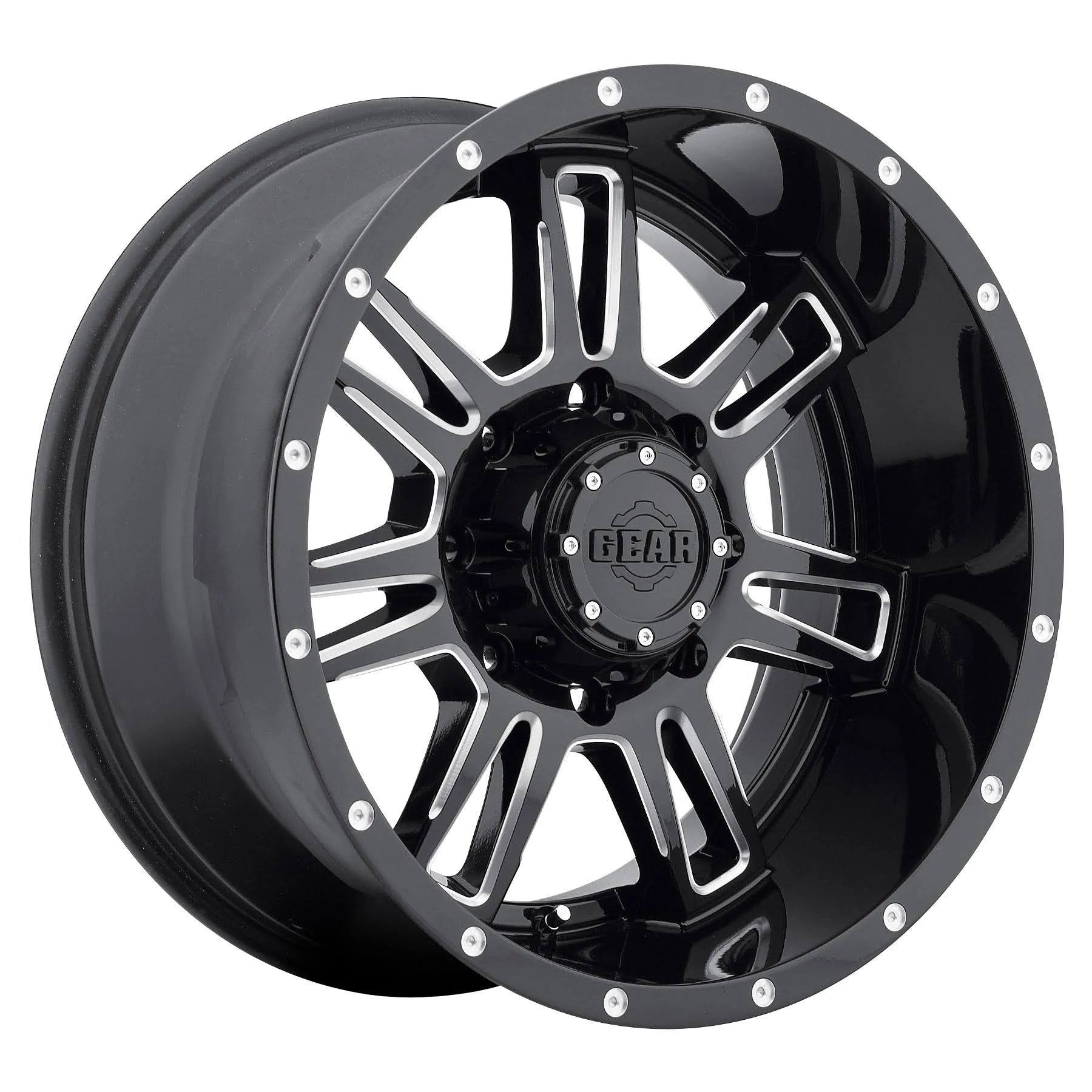 20x10 5X4.50/5X5.00 Black Wheel W951