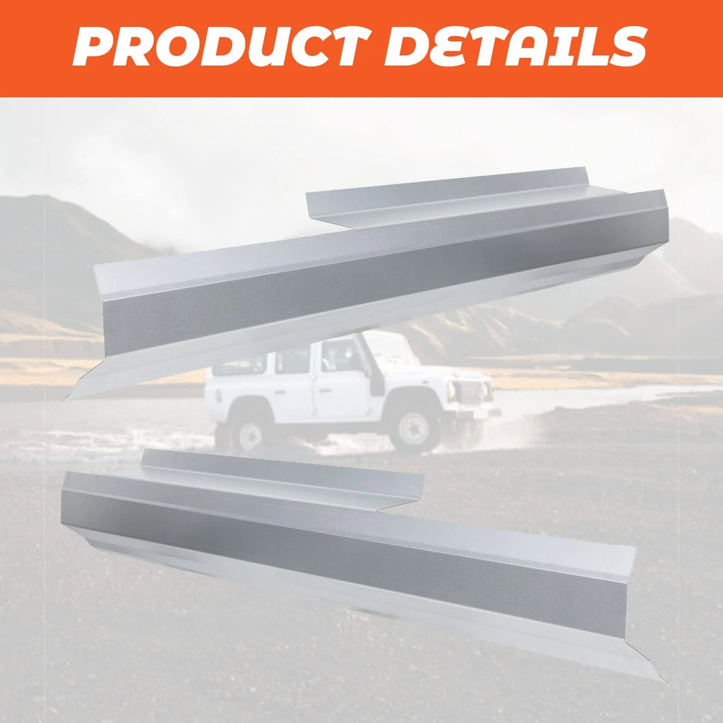 Slip-on Rocker Panels Replacement for 2007-2013 Chevy Silverado GMC Sierra 2 Door Standard Cab Q998