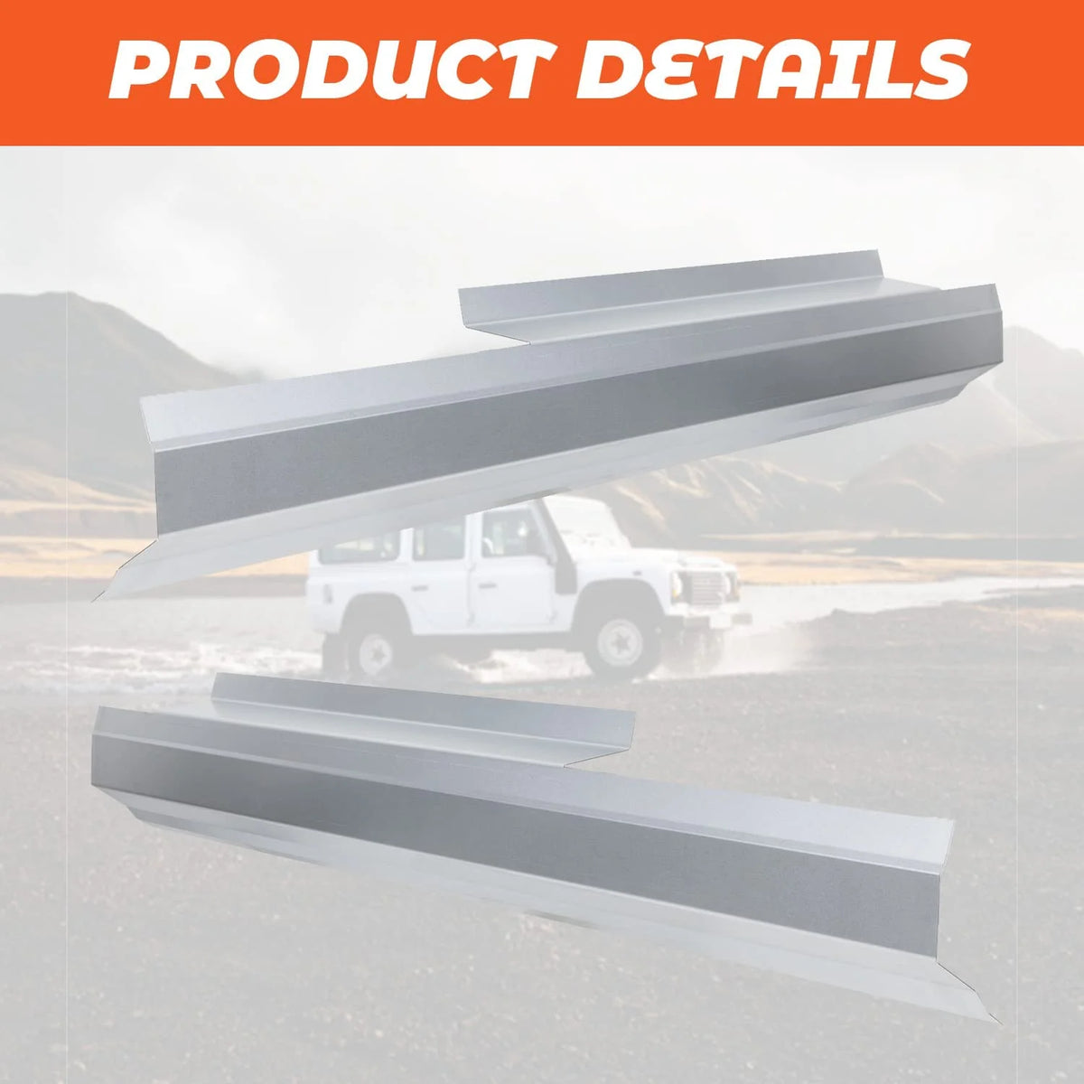 Slip-on Rocker Panels Replacement for 2007-2013 Chevy Silverado GMC Sierra 2 Door Standard Cab Q998