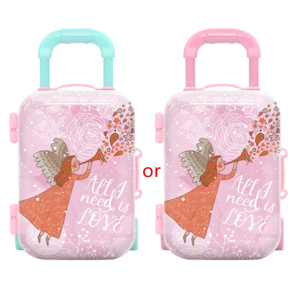 Doll Luggage Jewelry Set Toys Table Games W650