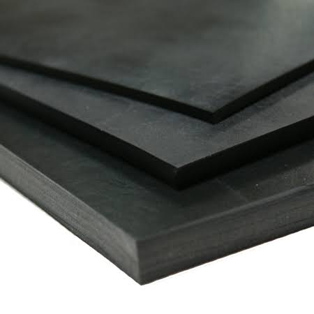 Nitrile Sheets 1/8 x 22 x 3 ft W x 20 ft L Black W4050