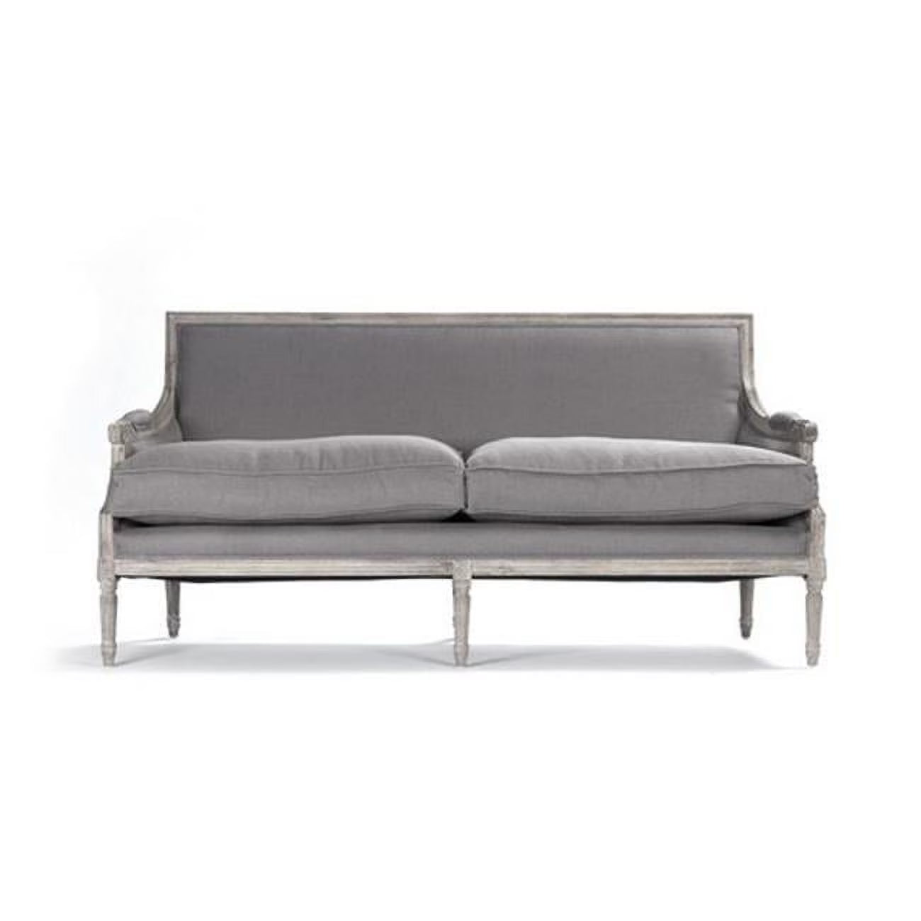 Grey Linen Sofa N7865