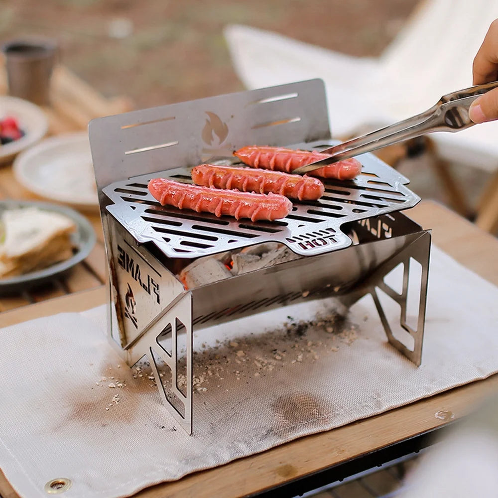 Camping Detachable Portable Stainless Steel Furnace C3807