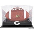 Black Base Team Logo Football Display Case W426815