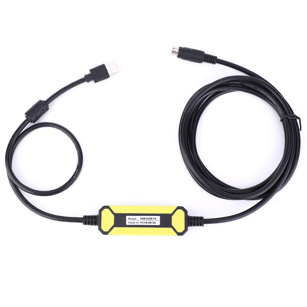 Programming Cable for Mitsubishi FX Series PLC, 2.5 Meters, Pack of 2 G280