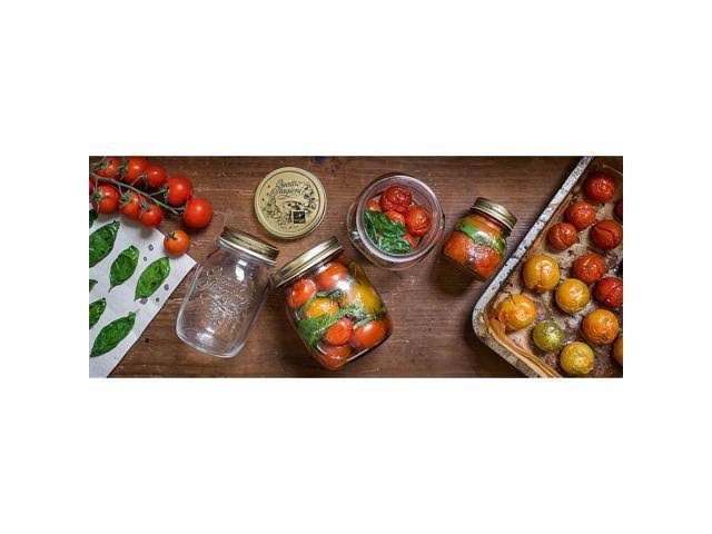Clear 5 oz Jar with Stainless Steel Lid, Set of 12 U862