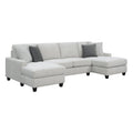 Chaise Sectional with Pillows E206
