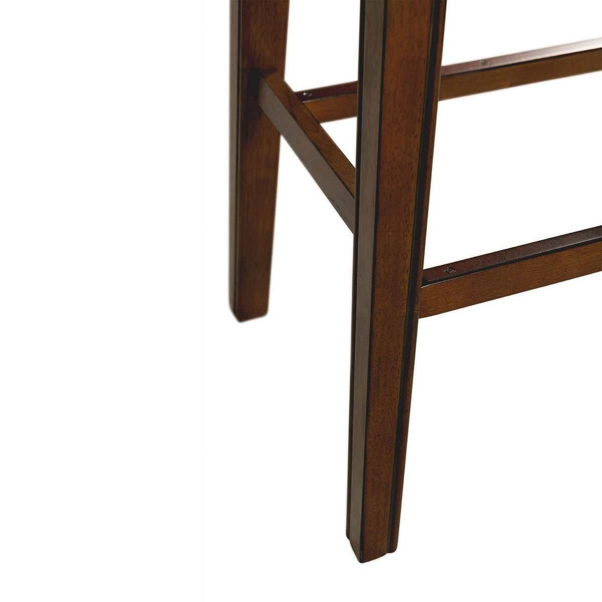 Red Backless Bar Stool Q7457