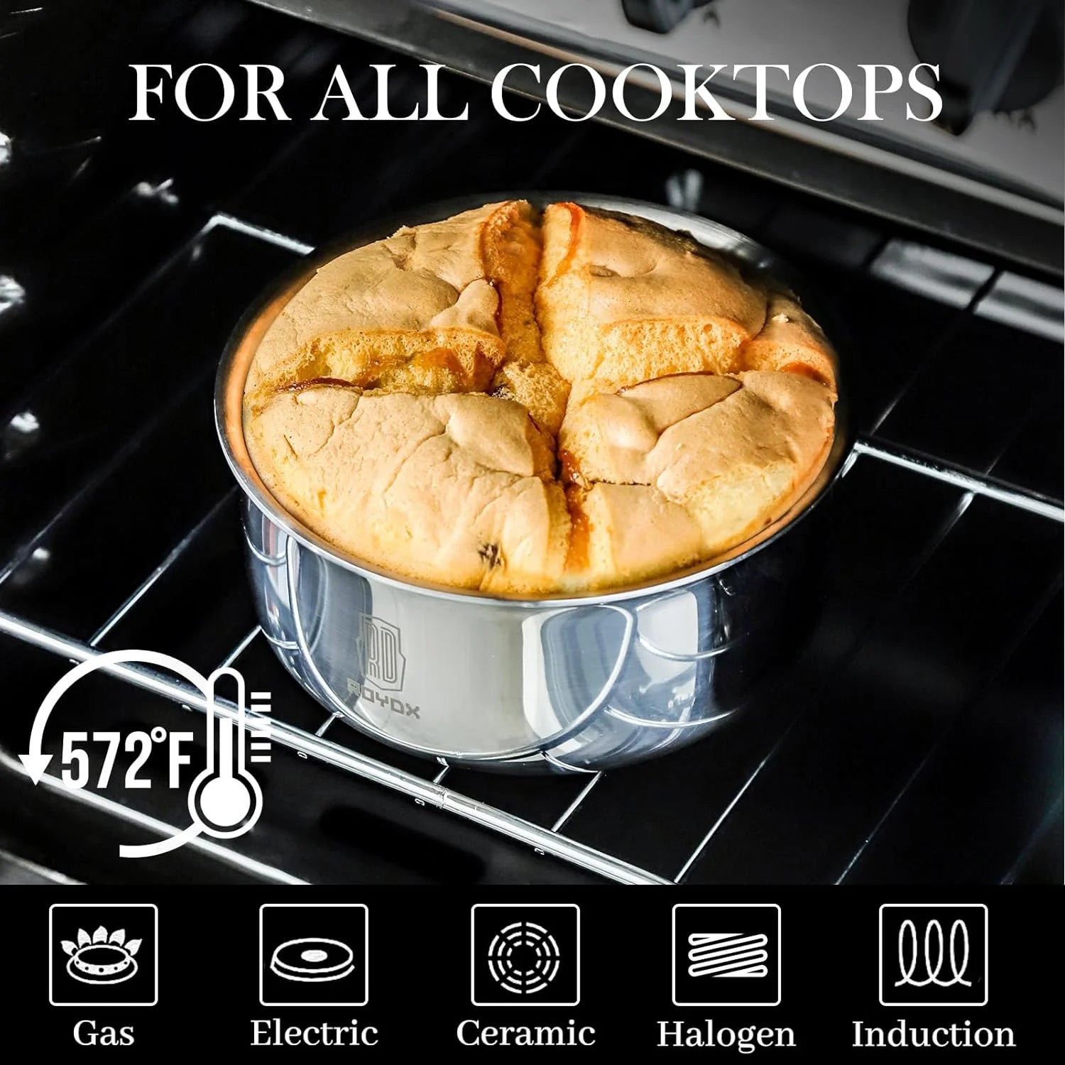 20 Piece Stainless Steel Cookware Set with Lid C3718