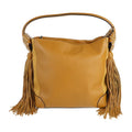 Camel Brown Leather Hobo Shoulder Bag G28801