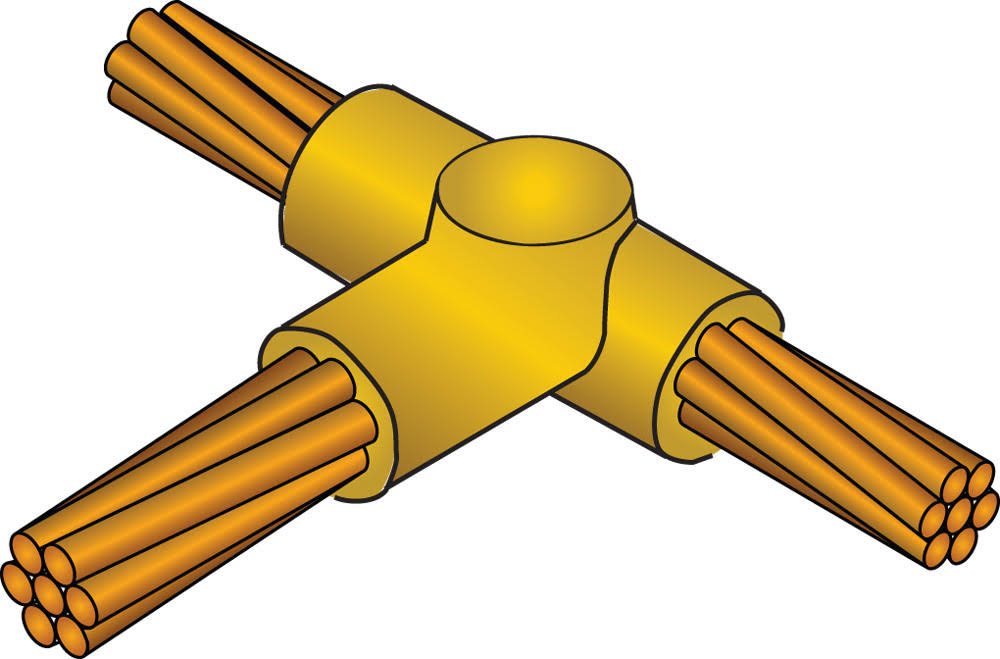 Horizontal Tee Cable Mold E985775