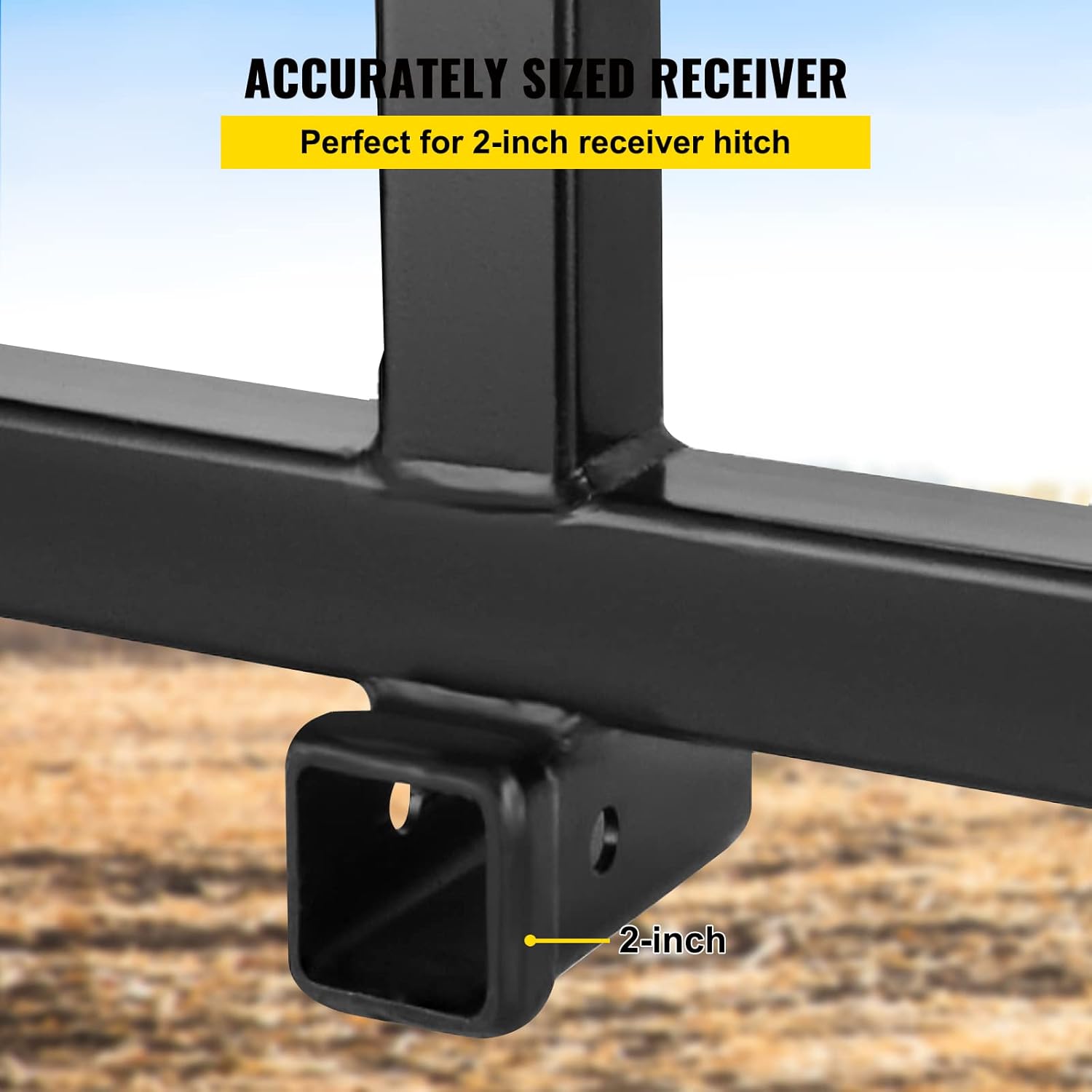 3 Point Trailer Hitch Heavy Duty 2In Receiver Hitch Category 1 33In Black G87927