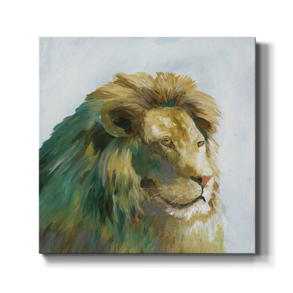 Jade Lion Gallery Wrapped Canvas 10X10 G43607