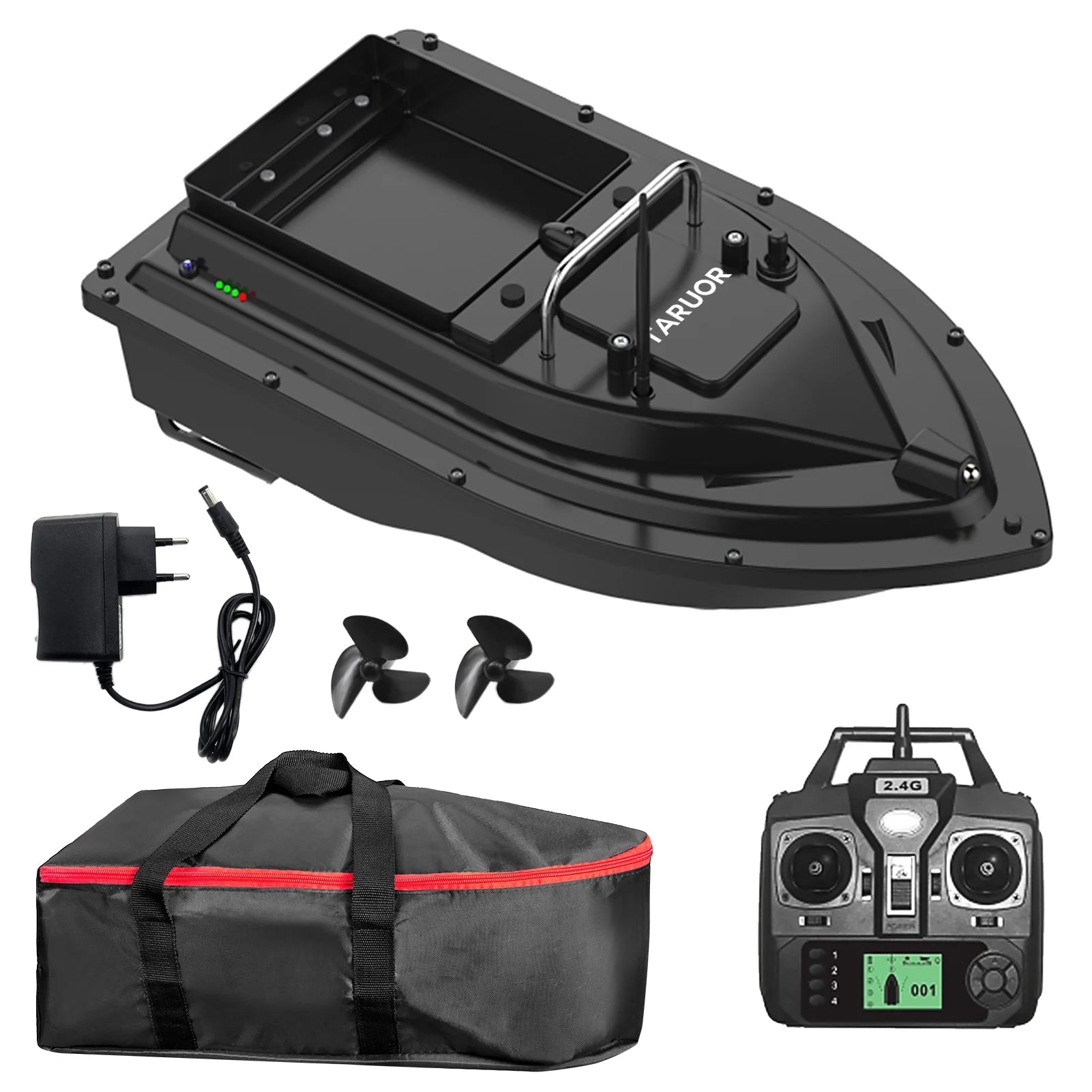 Fishing Bait Boat with Large Bait Container, 400-500M Remote H25040