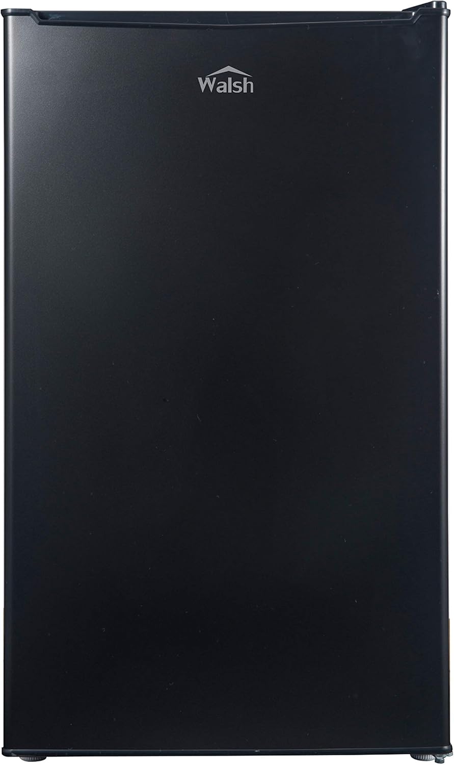 Compact Refrigerator, Single Door Fridge, 3.5 Cu.Ft, Black N6796