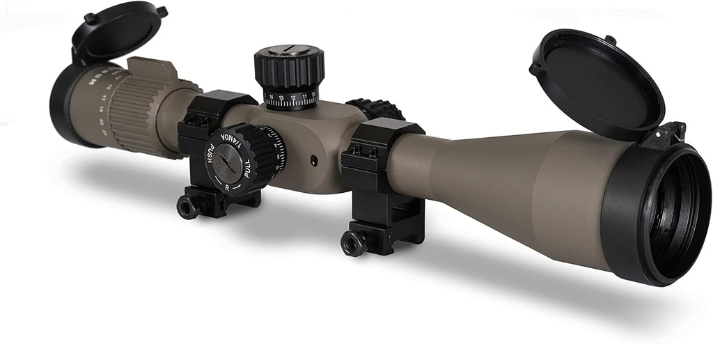 5-25x50 First Focal Plane Rifle Scope with Illuminated MOA Reticle D107
