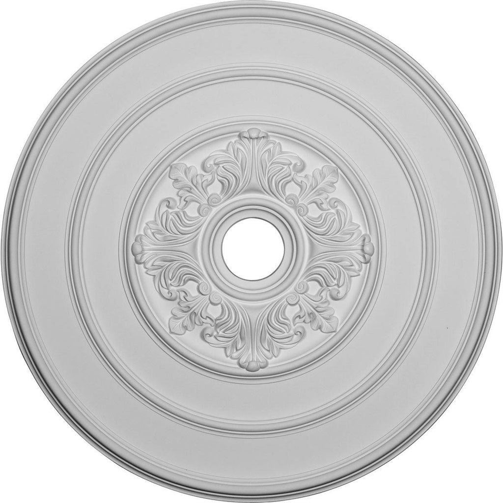 26x22OD x 1 1/2x22P White Ceiling Medallion D54380