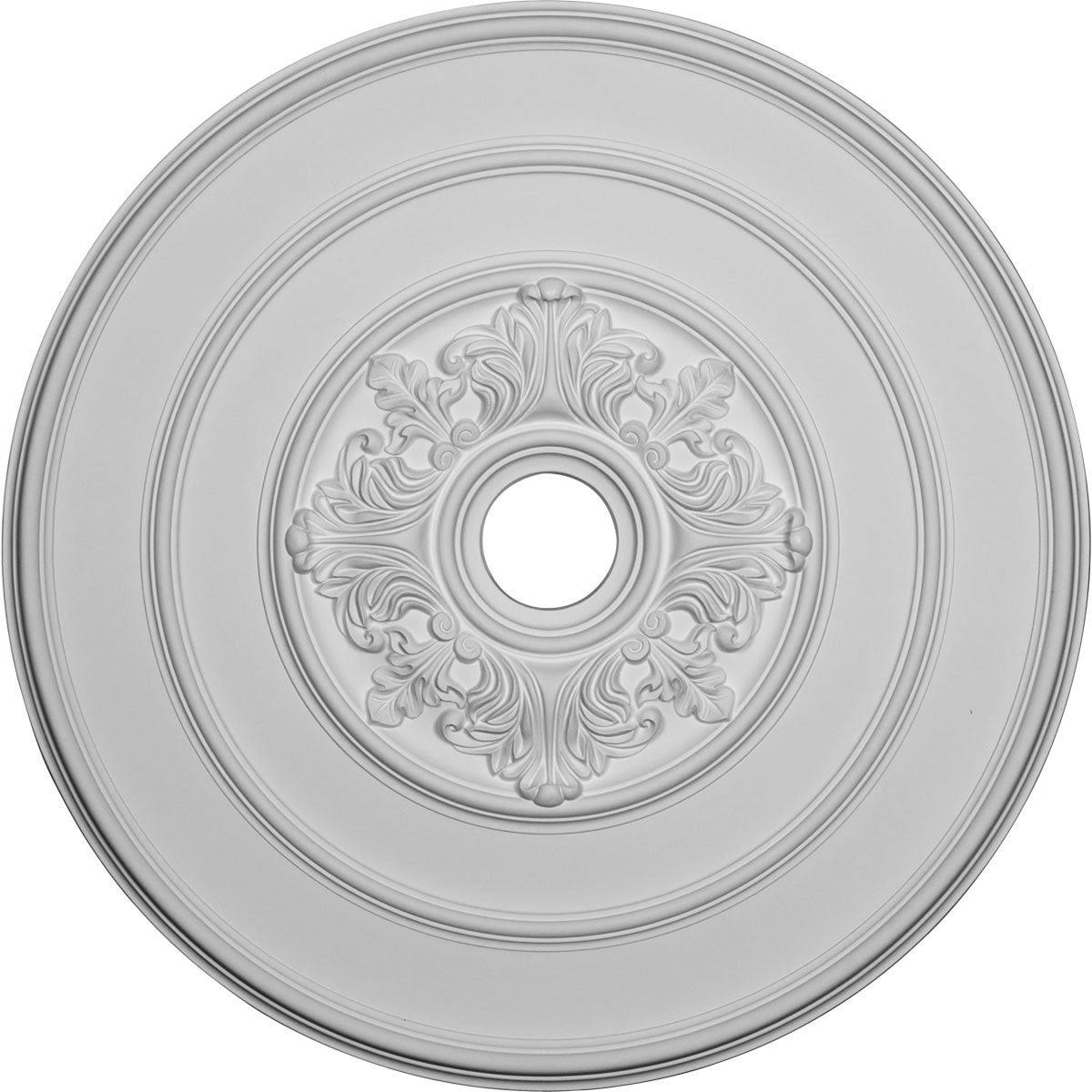 26x22OD x 1 1/2x22P White Ceiling Medallion D54380