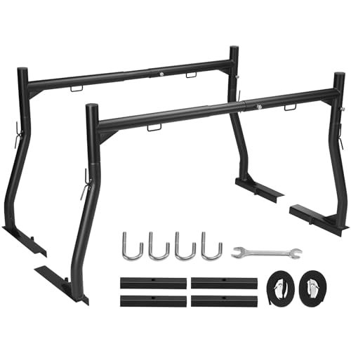 71in Aluminum Truck Rack with 8 Non-Drilling C-Clamps T6623