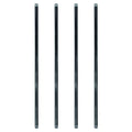 1/2 in. x 60 in. Black Steel Plumbing Pipe (4-Pack) M80069