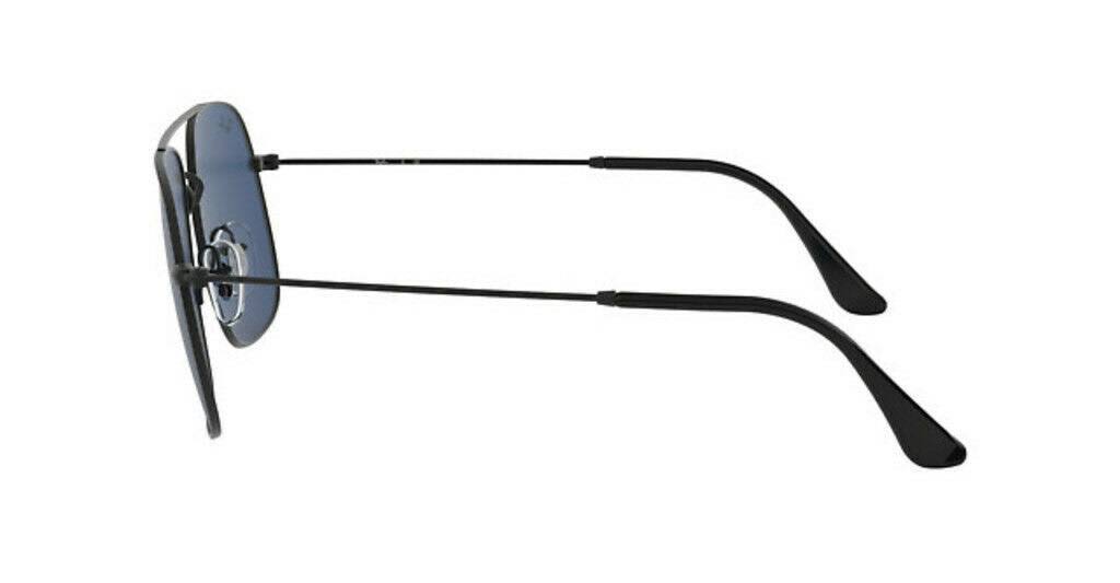 Rubber Black Dark Blue Sunglasses V233013
