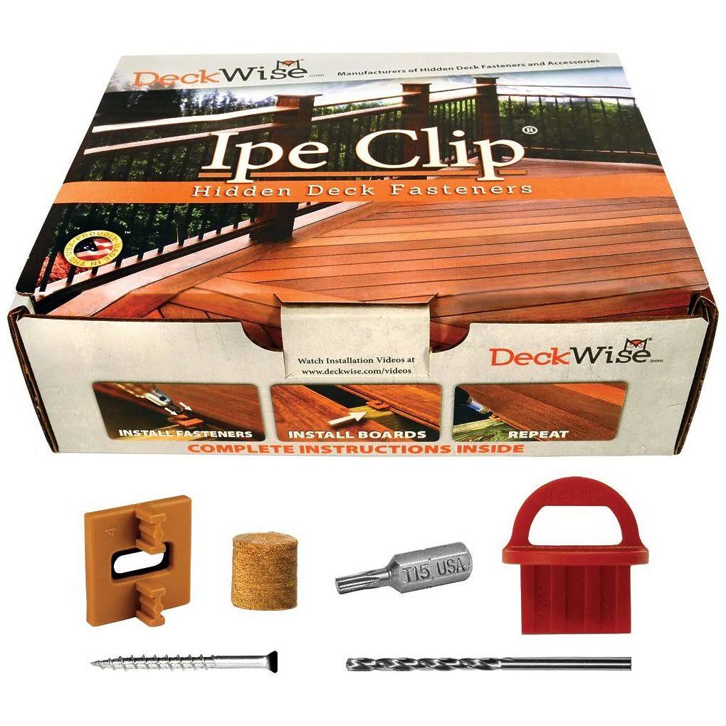 Brown Biscuit Style Hidden Deck Fastener Kit N58370