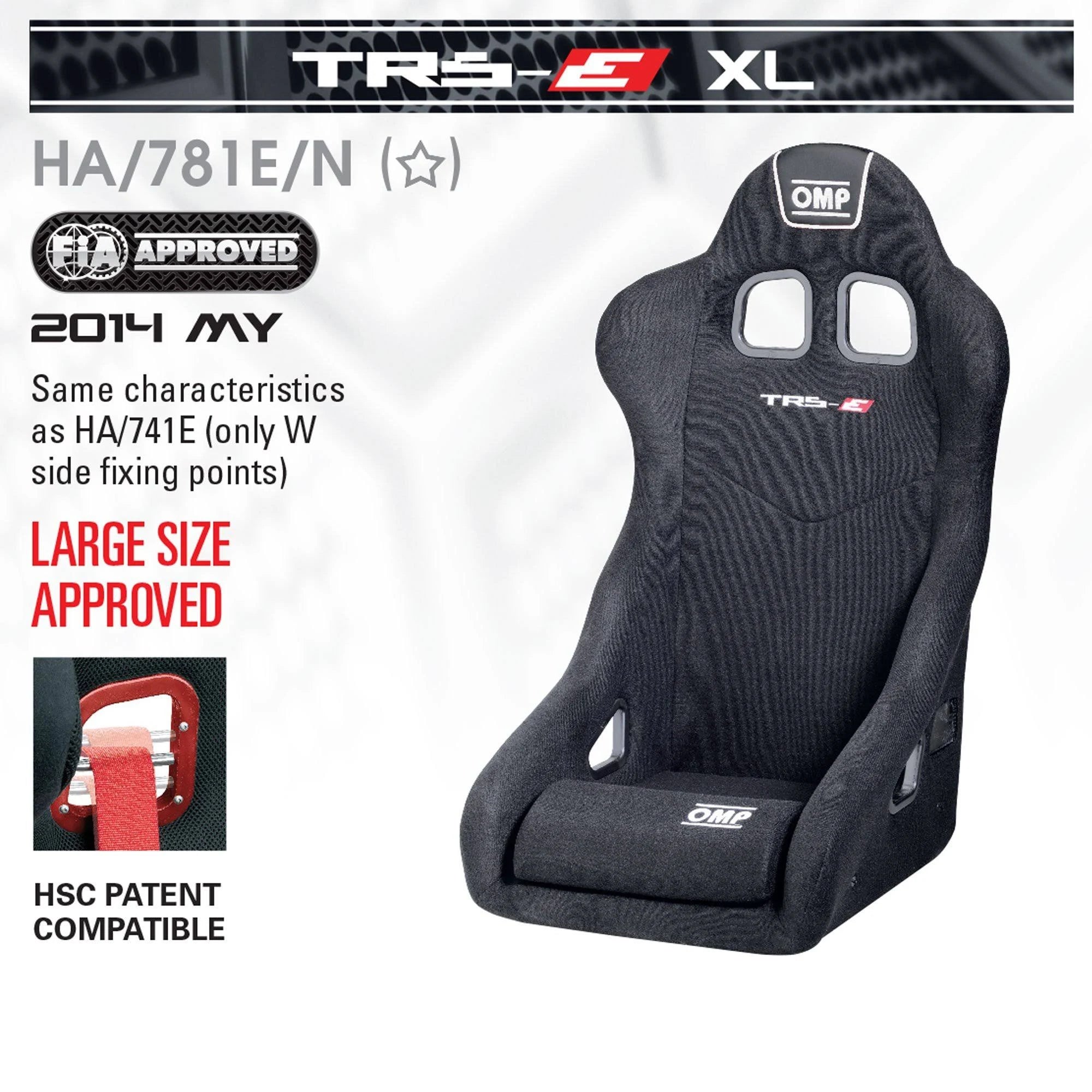 Black XL Racing Seat P5370