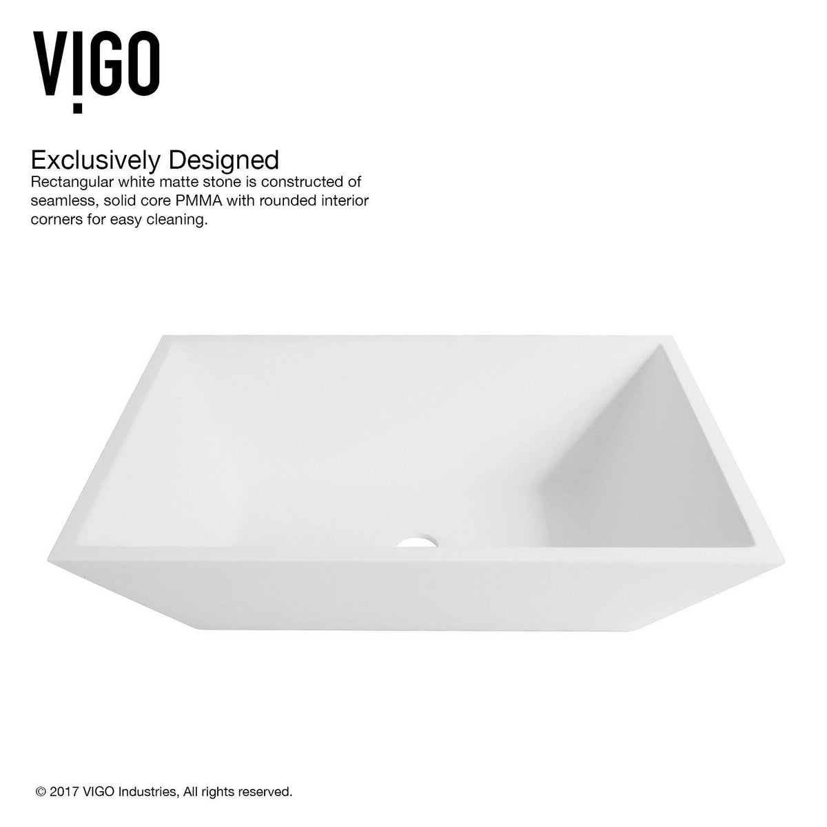 Matte Stone Vessel Bathroom Sink K5676