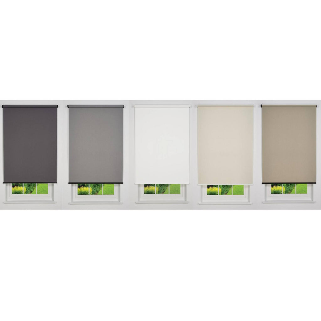 White 48 W x 78 H Cordless Blackout Roller Shade M633791