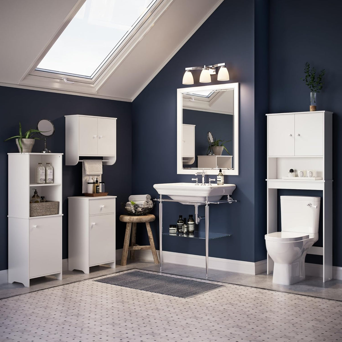 White Wall Cabinet X17330