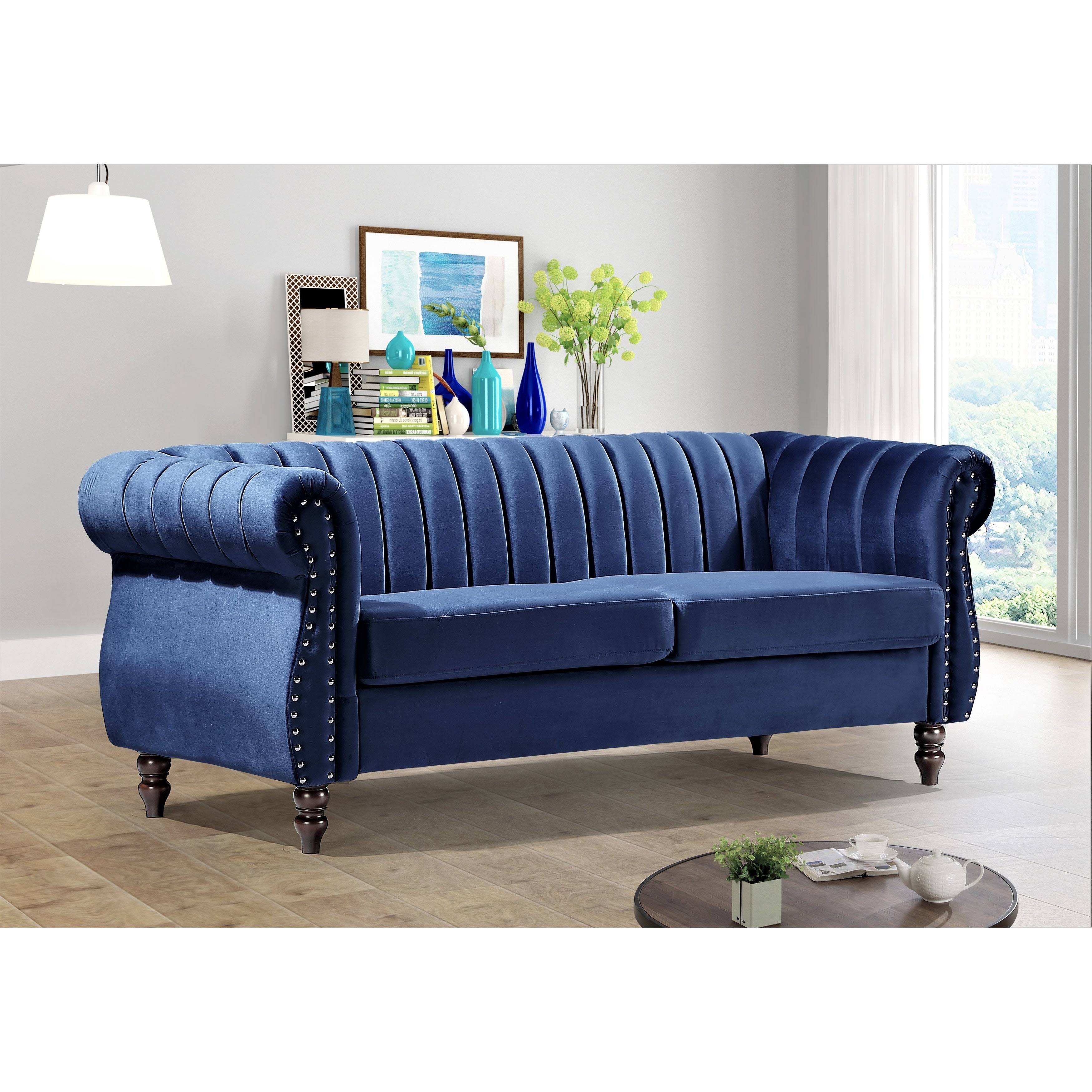 Cream Velvet Chesterfield Sofa B2080