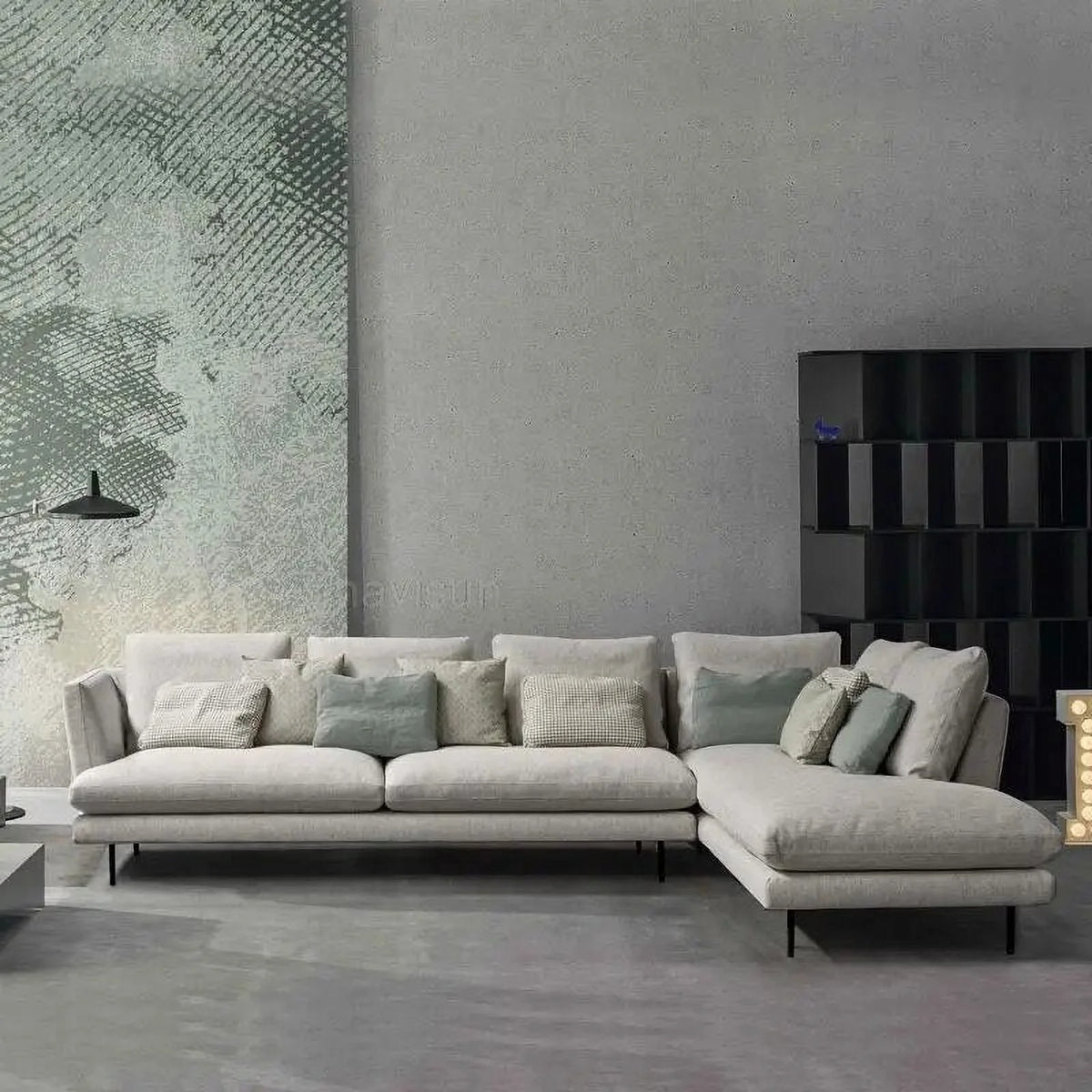 Reclining Fabric Sofa Bed Set P92365