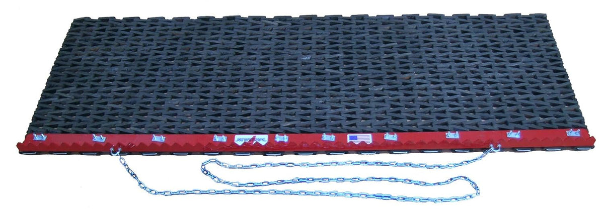 Drag Mat, 6 ft. W, Rubber/Steel M935229