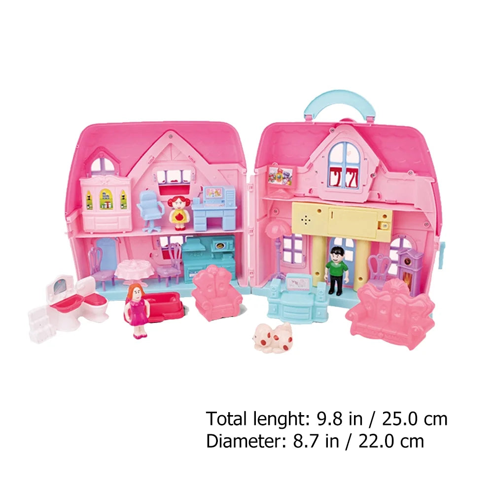 Portable House Two-storey Villa Mold Toy R313097