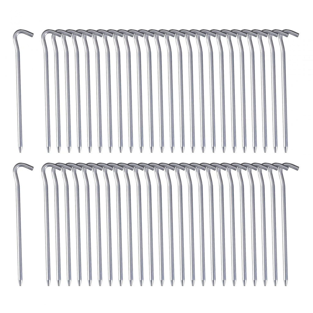 50 Pack 7inch Aluminum Tent Pegs for Camping Q136127