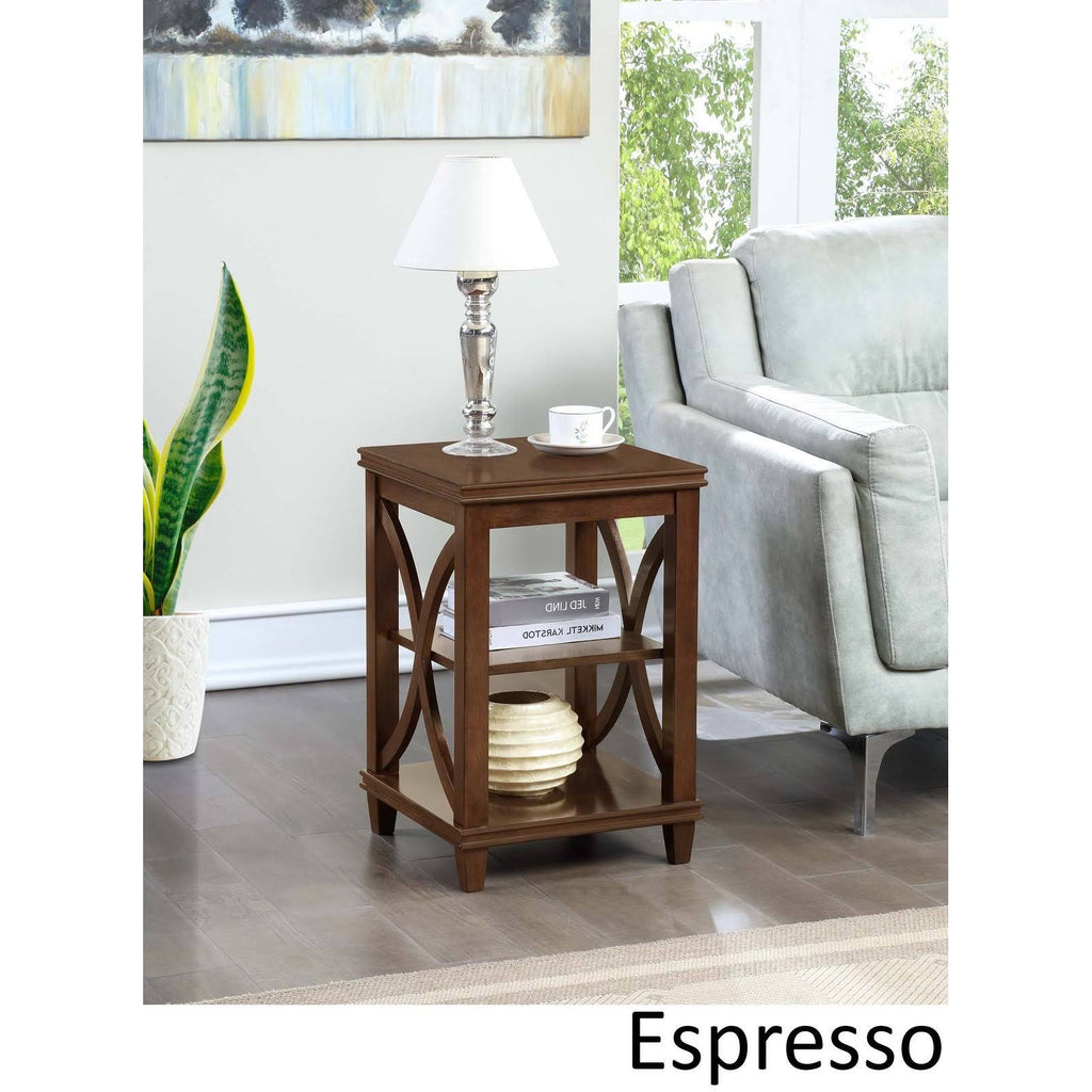 Driftwood / White End Table M451