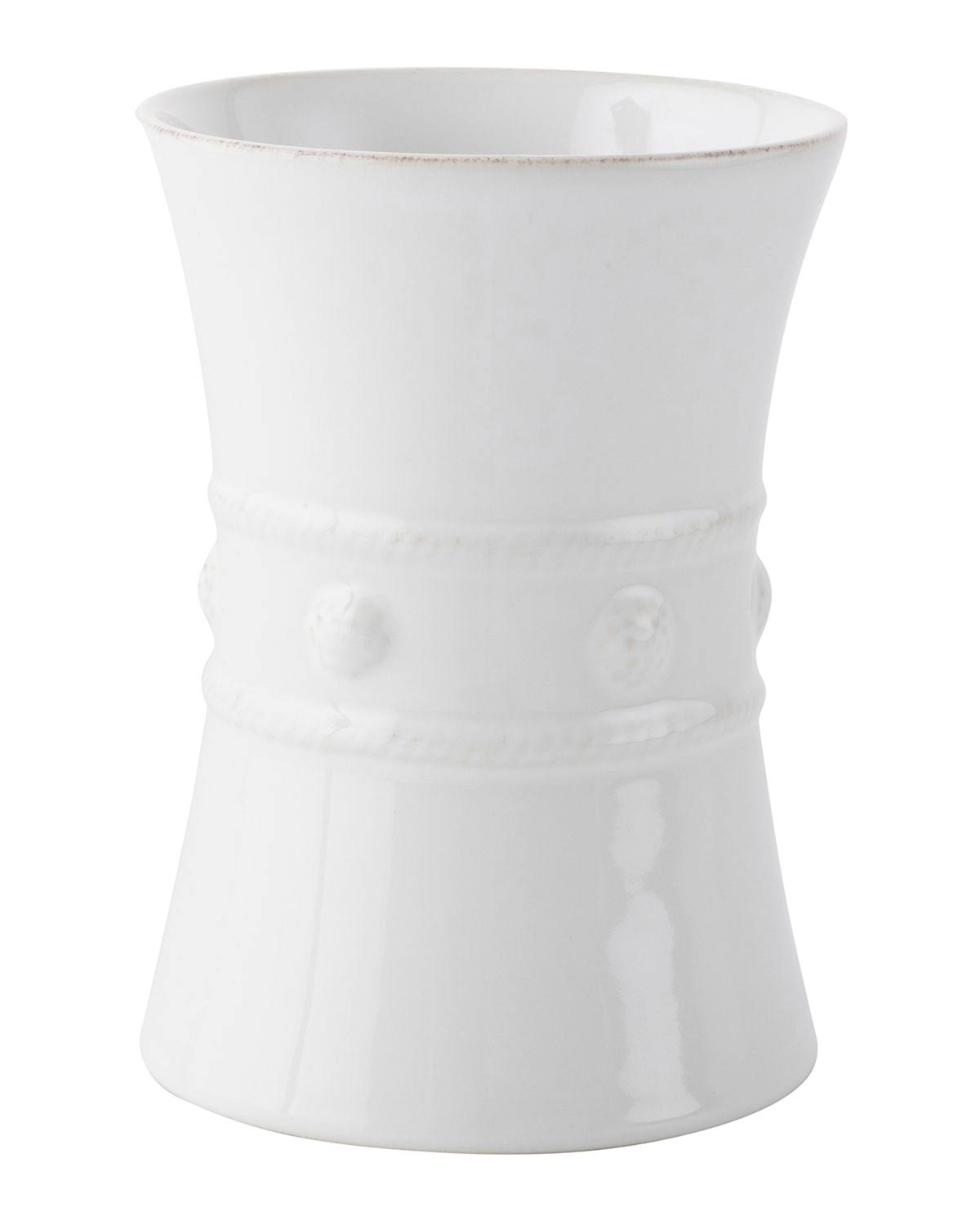 Whitewash Utensil Crock N53689