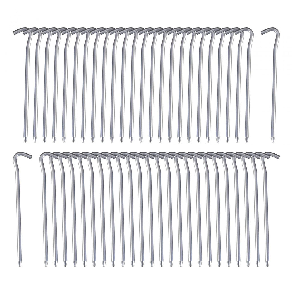 50 Pack 7inch Aluminum Tent Pegs for Camping Q136127