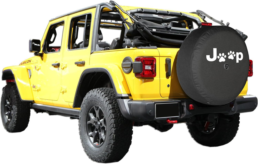 32" Soft Tire Cover for Jeep Wrangler JL with Back-up Camera Pack of 2 K9111