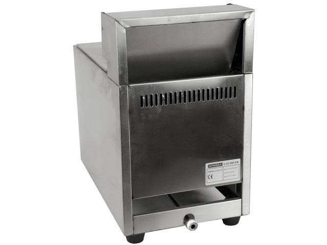 Stainless Steel Single Basket Liquid Propane Deep Fryer Z95875