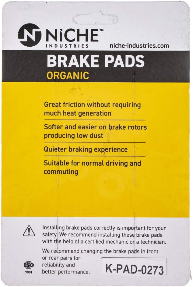 Organic Brake Pad Set Pack of 2 X510754