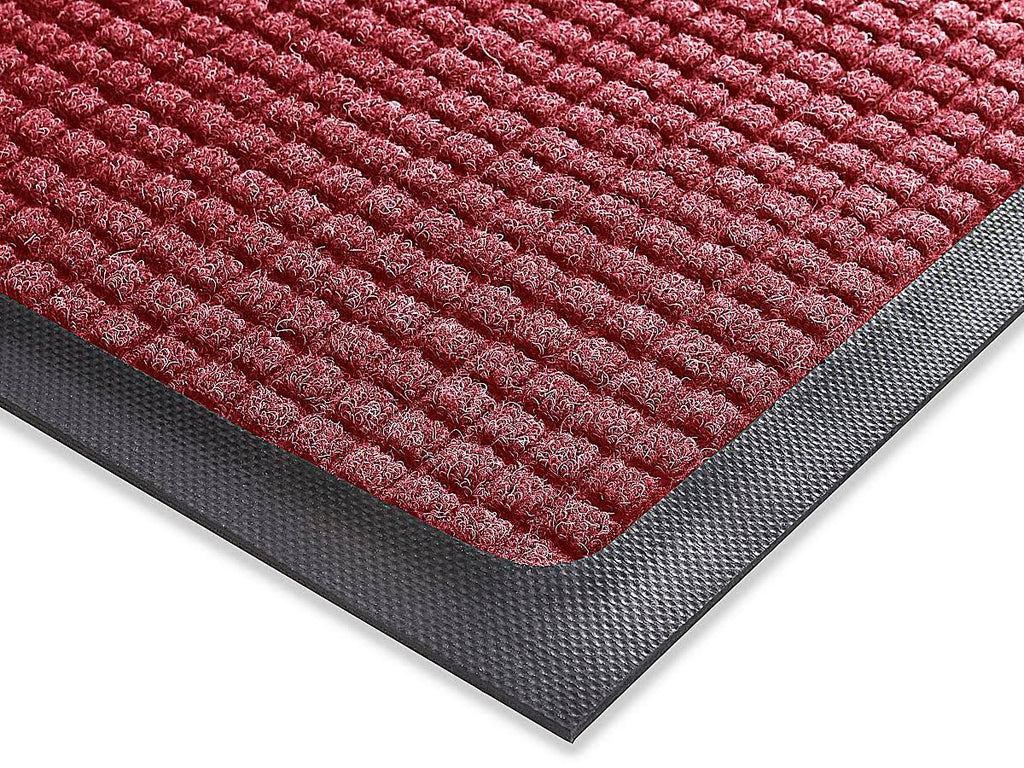 Carpeted runner, red/black, 6ft. x 16ft. E696445
